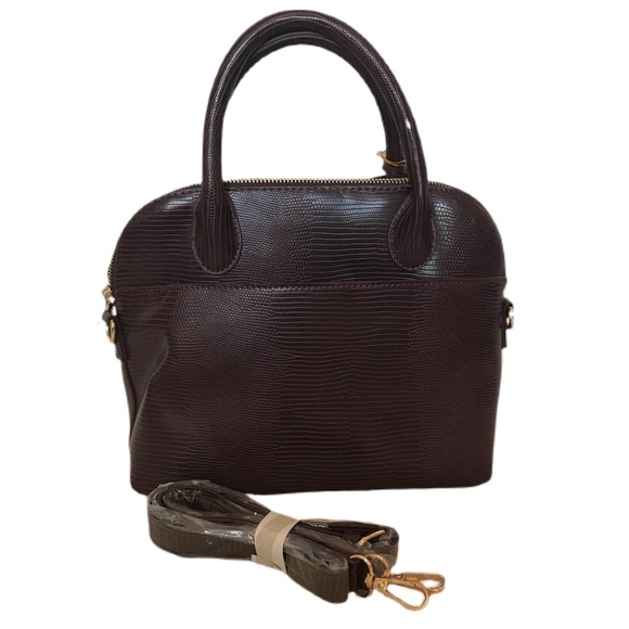 ♥️sold♥️NWT BEBE Logo Purse Satchel Hand Bag Crossbody - Picture 5 of 8